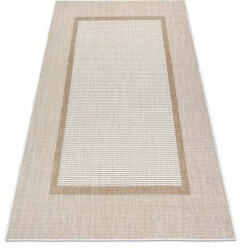 My carpet company kft Fonott sizal szőnyeg SION 21782 lapos szövött ecru / bézs 160x220 cm (D105)