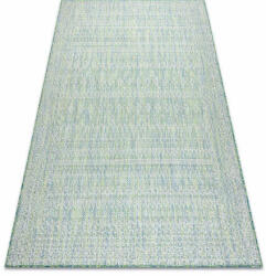 My carpet company kft Fonott sizal szőnyeg SION Gyémánt 22184 lapos szövött zöld / kék / ecru 160x220 cm (D745)