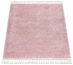 My carpet company kft Szőnyeg BERBER 9000 square rózsaszín Rojt shaggy 160x160 cm (GR5028)