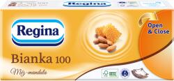 Regina Bianka 100 Méz-Mandula papír zsebkendő 3 rétegű 100 db - ecofamily