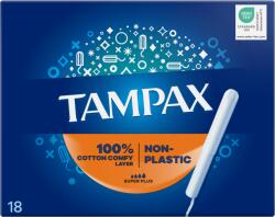 Tampax Super Plus Tampon Kartonból Készült Applikátorral, 18 db - ecofamily