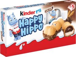 Kinder Happy Hippo Cacao kakaós és tejes krémmel töltött ropogós ostya 5 x 20, 7 g (103, 5 g)