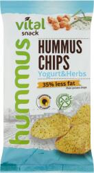 Vital Snack sült hummusz chips joghurtos-zöldfűszeres ízesítéssel 65 g