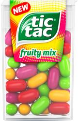 Tic Tac Fruity Mix cseresznye-, marakuja-, citrom-lime, és eper-mentol ízű cukordrazsé 18 g