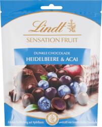 Lindt Sensation Fruit Heidelbeere & Acai gyümölcsdarabokkal töltött keserű csokoládébonbon 150 g