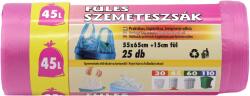  Füles szemeteszsák 55x65+15 cm 25 db/roll 45 literes