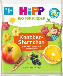 HiPP Gyümölcsös Csillagok bio puffasztott gabonás termék kisgyermekeknek 1-3 éves korig 30 g