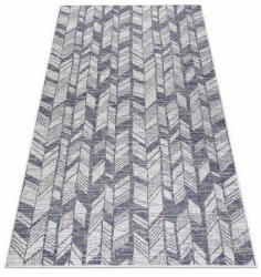 My carpet company kft Fonott sizal szőnyeg SION 22180 lapos szövött ecru / kék / rózsaszín 160x220 cm (D103)