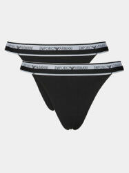Emporio Armani Underwear Set 2 perechi de chiloți tanga 164522 4R227 00020 Negru