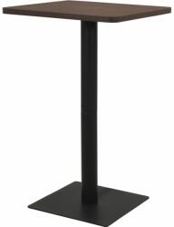 vidaXL sötétbarna bisztróasztal 78, 5 x 78, 5 x 107 cm (321929) - vidaxl