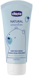 Chicco - Natural Sensation Baby Face Cream cu unt de shea și vitamina E 50ml, 0m+ (01152.10)