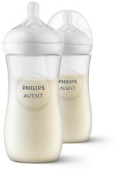 Philips - Natural Response Sticlă 330 ml, 3m+ 2 buc (989776)
