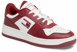 Tommy Hilfiger Sneakers Tommy Jeans Tjw Retro Basket Leather EN0EN02532 Rouge/Ecru XJS