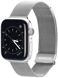 DUX Curea metalică DUX MILANESE pentru Apple Watch SE / SE 2022 / SE 2023 / SE 2025 (40mm) argintiu