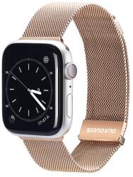 DUX Curea metalică DUX MILANESE pentru Apple Watch SE / SE 2022 / SE 2023 / SE 2025 (44mm) auriu