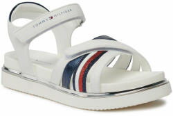 Tommy Hilfiger Sandale Tommy Hilfiger Velcro Sandal T3A2-33240-0273 S White/Blue X336