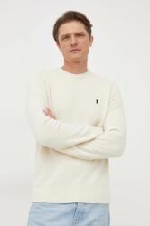 Ralph Lauren gyapjú pulóver férfi, bézs - bézs XXL - answear - 50 990 Ft