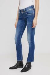 Pepe Jeans farmer női, magas derekú - kék 28/32 - answear - 40 990 Ft