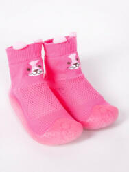 YO! zoknicipő 22-es - pink cica - babyshopkaposvar