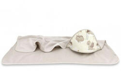 Baby Shop kapucnis fürdőlepedő 100*100 cm - bézs sárkány - babyshopkaposvar