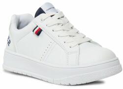 Tommy Hilfiger Sneakers Tommy Hilfiger Logo Low Cut Lace-Up Sneaker T3X9-33360-1355 M White/Blue X336
