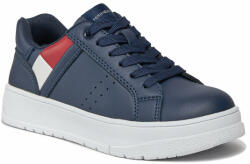 Tommy Hilfiger Sneakers Tommy Hilfiger Flag Low Cut Lace-Up Sneaker T3X9-33356-1355 M Blue 800