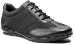 GEOX Pantofi Geox U Symbol B U74A5B 01143 C9999 Black Bărbați