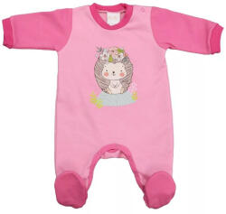  Belül bolyhos hosszú ujjú rugdalózó Sünis mintával (62)