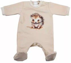  Belül bolyhos hosszú ujjú rugdalózó Süni mintával (68)