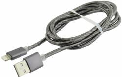  Cablu USB A tata la Lightning, pentru incarcare, metalic, 1m, 196728