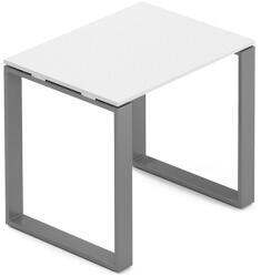 Creator tárgyalóasztal 80 x 60 cm, grafit alap, fehér
