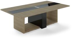 Trevix tárgyalóasztal 260 x 140 cm, homoki tölgy / fekete