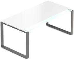  Creator asztal 180 x 90 cm, grafit alap, 2 láb, fehér - rauman - 559 990 Ft
