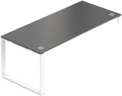 Creator asztal 200 x 90 cm, fehér alap, 1 láb, antracit - rauman - 314 690 Ft