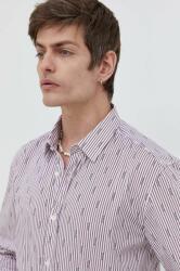 HUGO BOSS pamut ing férfi, galléros, rózsaszín, regular - piros 39
