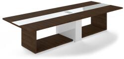  Trevix tárgyalóasztal 360 x 140 cm, charleston tölgy / fehér