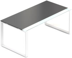  Creator asztal 180 x 90 cm, fehér alap, 2 láb, antracit - rauman - 559 990 Ft