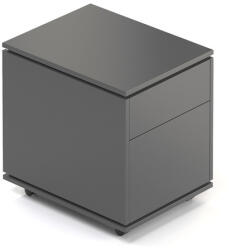 Rauman Alkotó konténer 46, 4 x 60 cm, mobil, fehér / antracit - rauman - 261 290 Ft