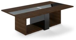 Trevix tárgyalóasztal 260 x 140 cm, charleston tölgy / fekete