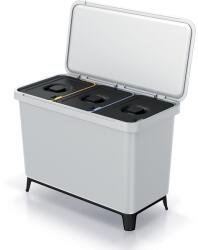 Prosperplast Szemeteskuka, 3 x 10 l, világosszürke