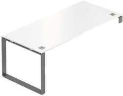 Rauman Creator asztal 200 x 90 cm, grafit alap, 1 láb, fehér - rauman - 314 690 Ft