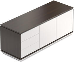 Rauman Alkotó konténer 153, 6 x 53, 6 cm, 3 modulos, fehér / wenge - rauman - 519 990 Ft