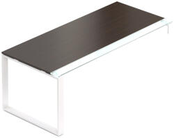 Creator asztal 200 x 90 cm, fehér alap, 1 láb, wenge - rauman - 581 390 Ft