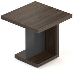  Lineart tárgyalóasztal 80 x 80 cm, sötét szil / antracit