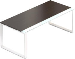 Creator asztal 200 x 90 cm, fehér alap, 2 láb, wenge - rauman - 597 390 Ft