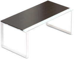  Creator asztal 180 x 90 cm, fehér alap, 2 láb, wenge - rauman - 559 990 Ft