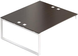 Rauman Creator munkaállomás 180 x 160 cm, fehér alap, 1 láb, wenge