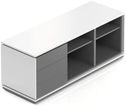 Rauman Alkotó konténer 153, 6 x 53, 6 cm, 3 modulos, antracit / fehér - rauman - 463 990 Ft