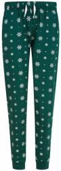 SF (Skinnifit) Pantaloni de pijama cu model în dungi pentru femei - Închisă verde / albă | M (SK085-1000336700)