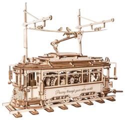 Rokr Puzzle 3D, Tramvaiul clasic, ROKR, lemn, 374 piese